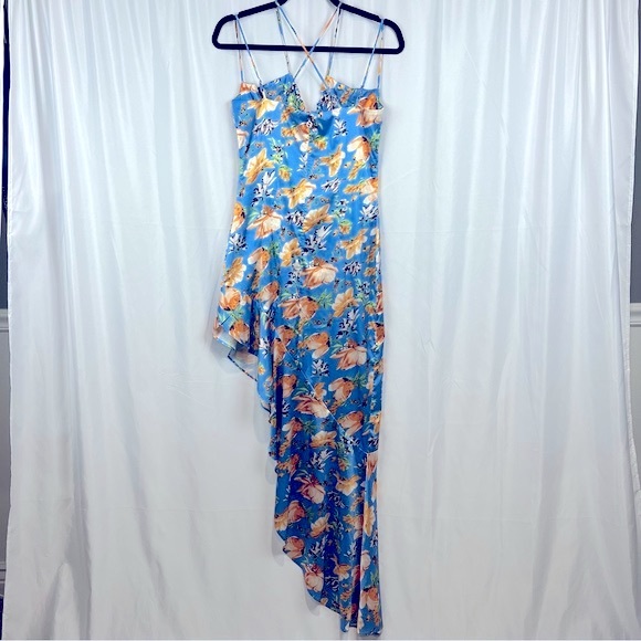 Nookie Simone Frill Maxi Blue Women's Size XS - Picture 9 of 14